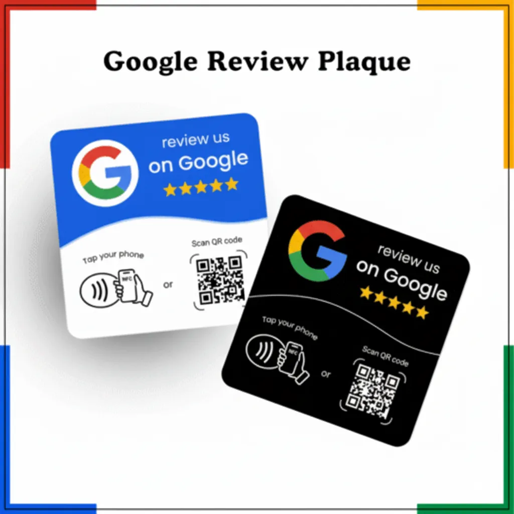 Google Review Plaque