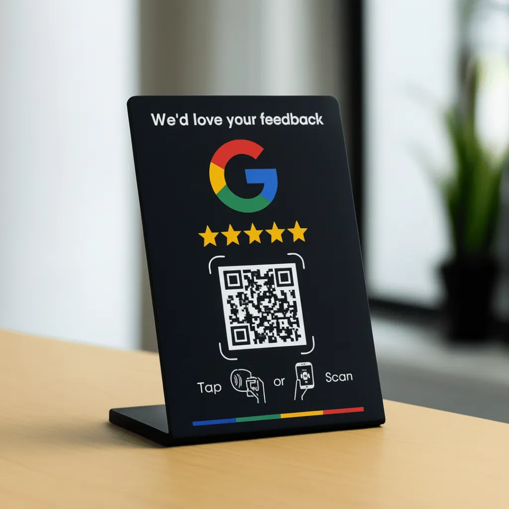Google Review Stand