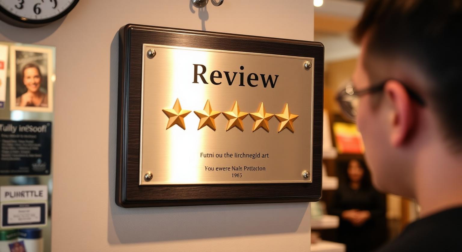 How to Use Review Plaques to Improve In-Store Social Proof