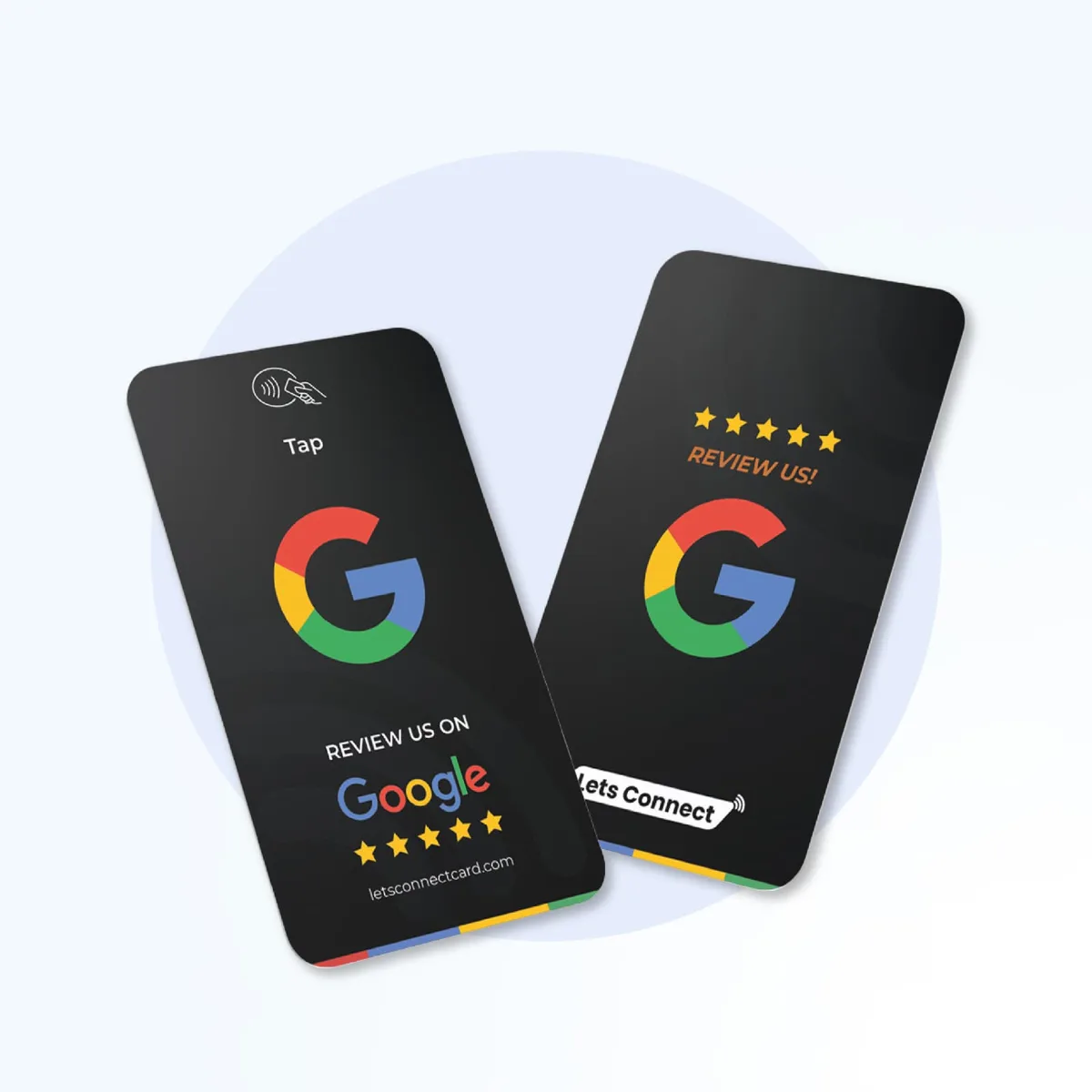Google Review Cards NFC + QR Code โ NFC Google review card showcase 5 (USA)