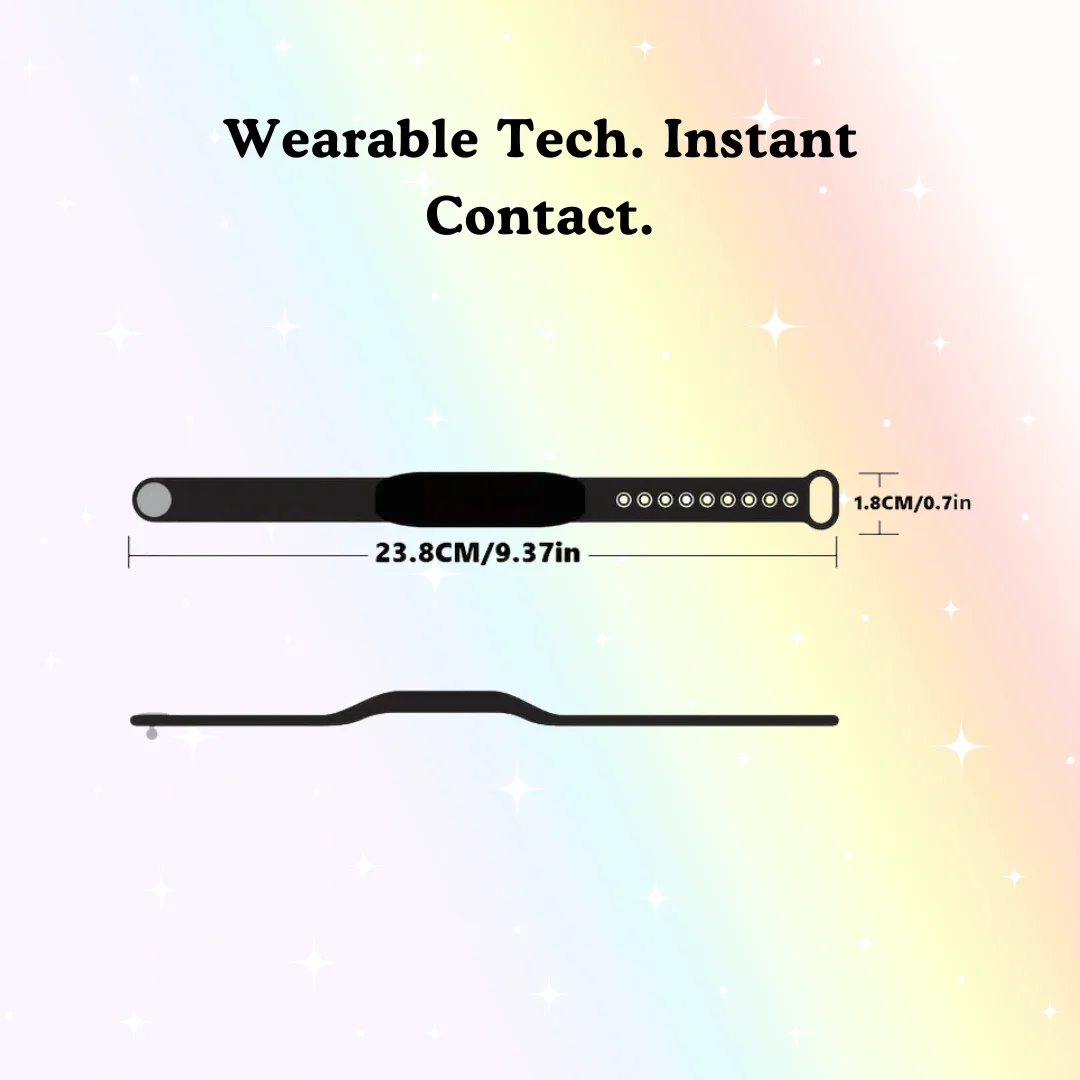 NFC Wristband Smart Contactless Band โ NFC Google review card showcase 3 (Canada)