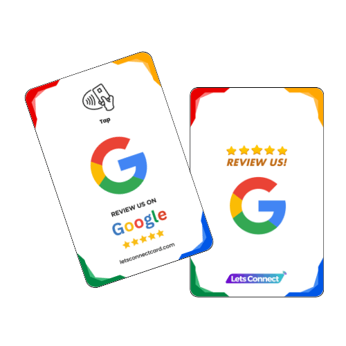 Google Review Cards NFC + QR Code — NFC Google review card view 7
