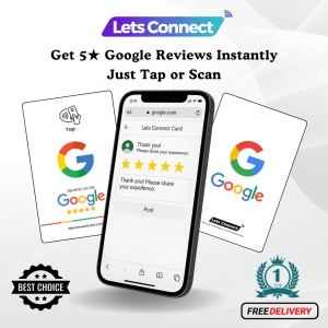 NFC & QR Code Google Review Business Card