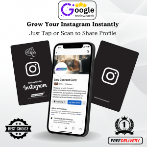Instagram Black_White Review Cards Simple