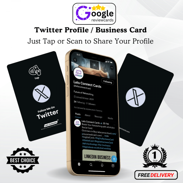 Twitter Review Cards Black Simple (3)