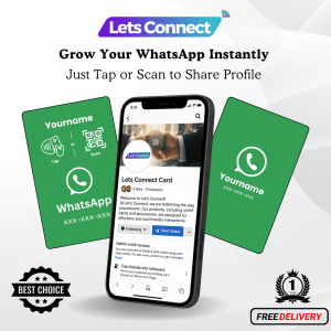 Whatsapp Green-White Review Cards Without Letsconnect Brand-min