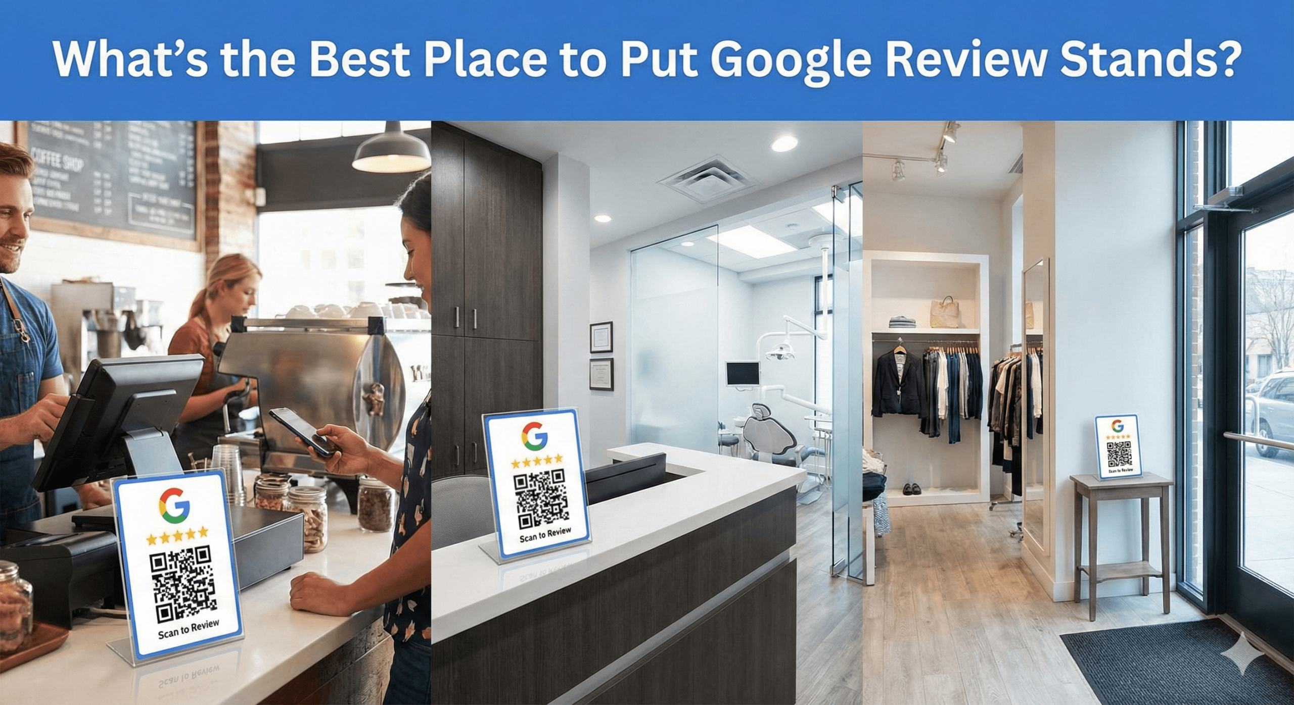 Best Place to Put Google Review Stands