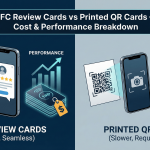 NFC Review Cards vs Printed QR Cards