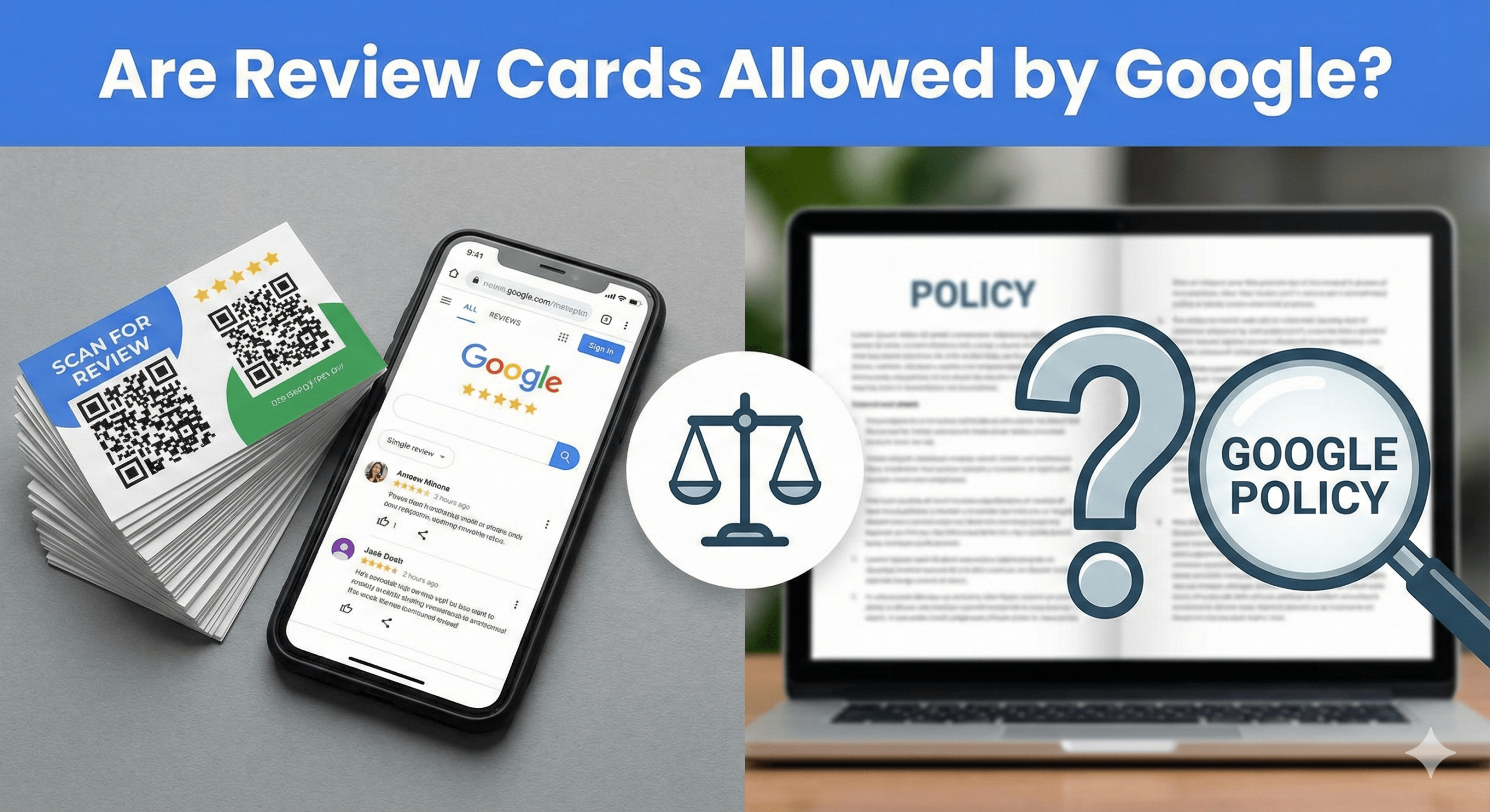 Review Cards Allowed by Google