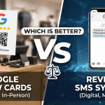Review Cards vs Review SMS Systems