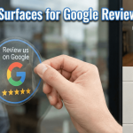 Surfaces for Google Review Stickers