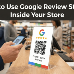 Use Google Review Stands