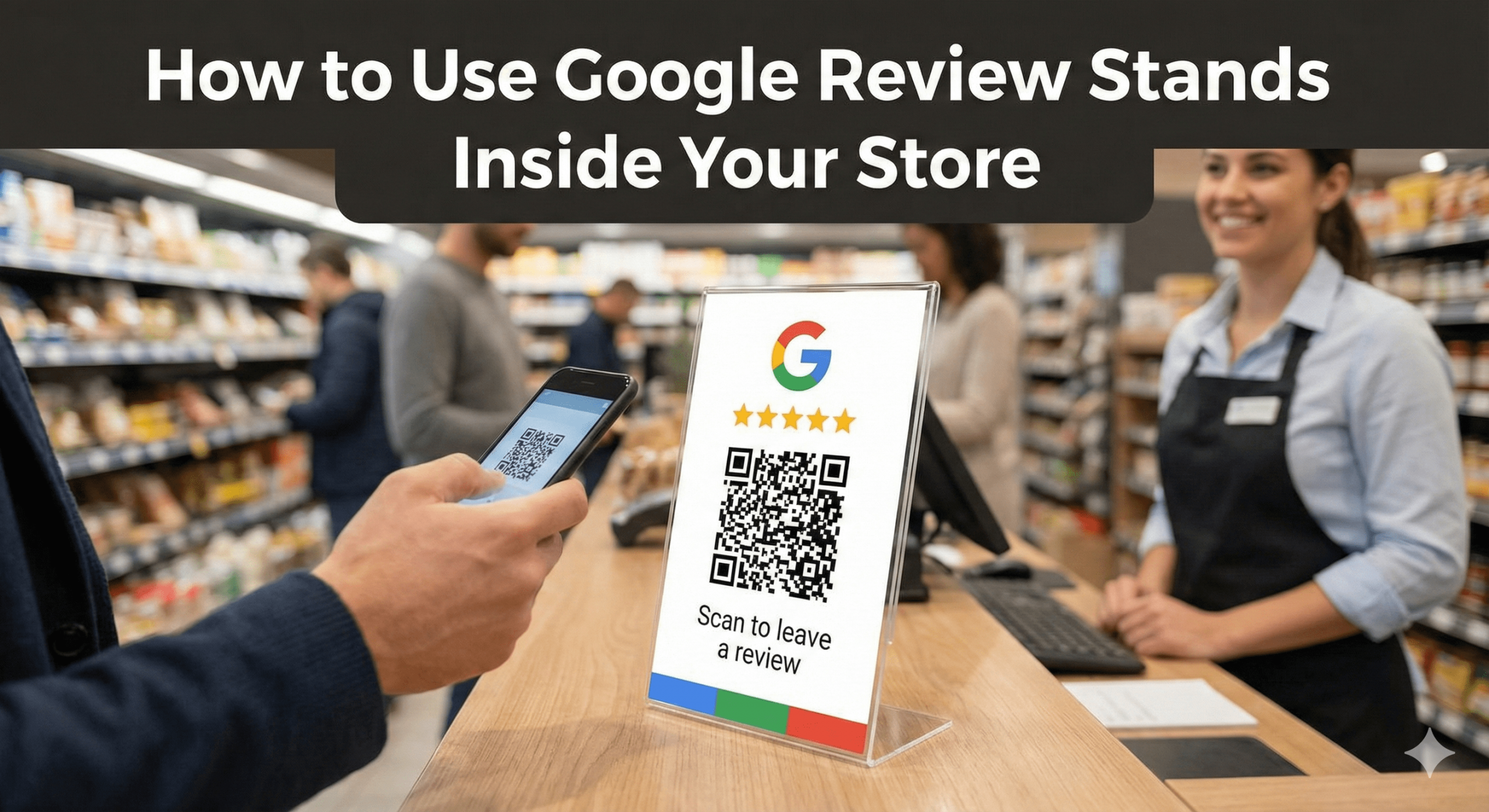Use Google Review Stands
